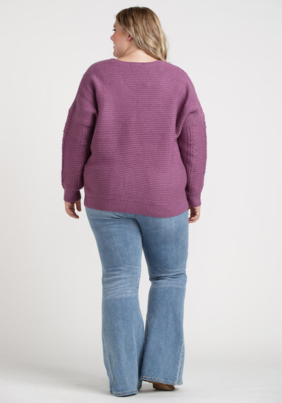 Women's Cable Knit Sweater Image 2