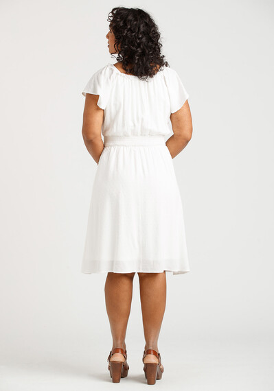 Women's Flutter Sleeve Dress Image 2