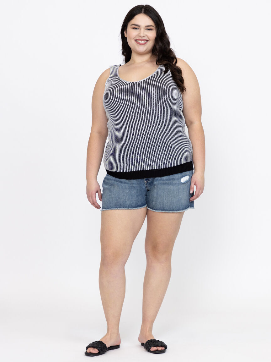 Women's Plated Sweater Tank