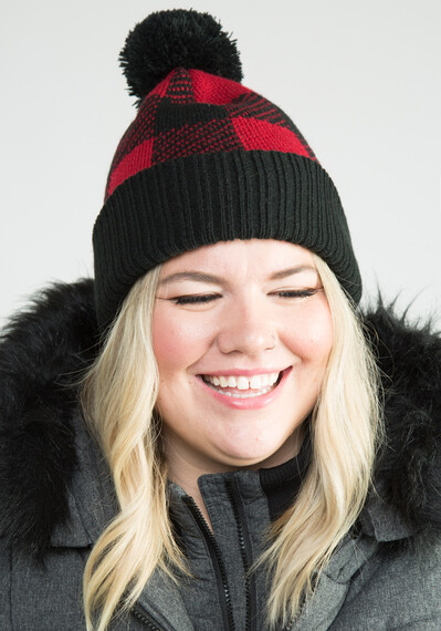 Buffalo Plaid Toque Image 1