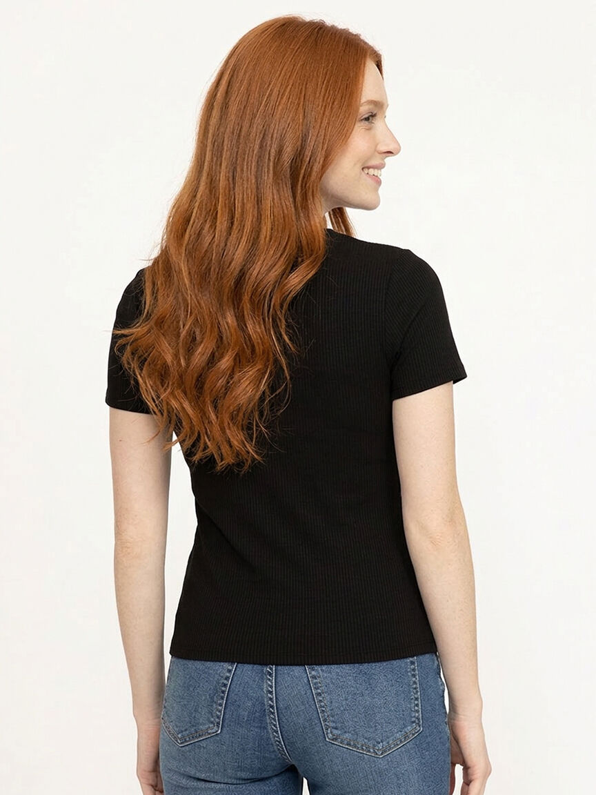 Women's Rib Sweetheart Tee