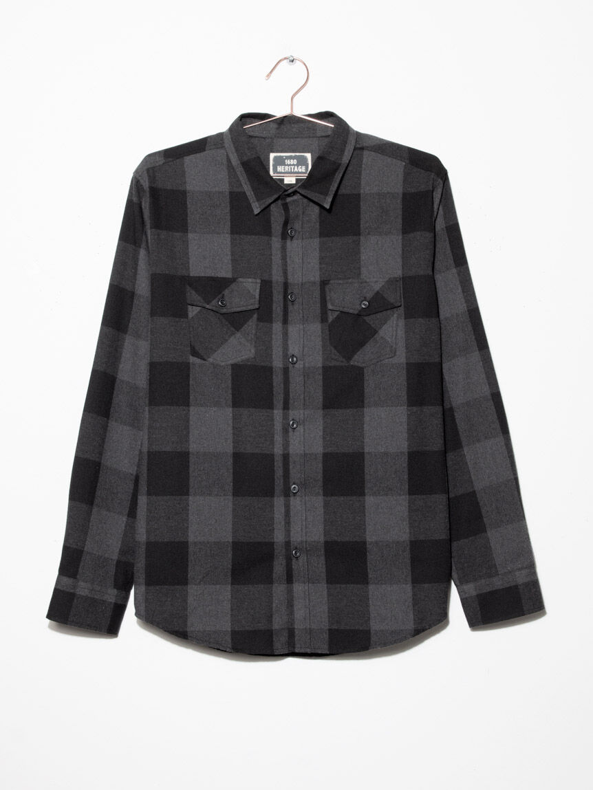 スウェット・トレーナー YESEYESEE Flannel Check Shirt Black YS250WSHTL01BLK yeseyesee® :: Y.E.S Steel Logo Sweatshirt Black