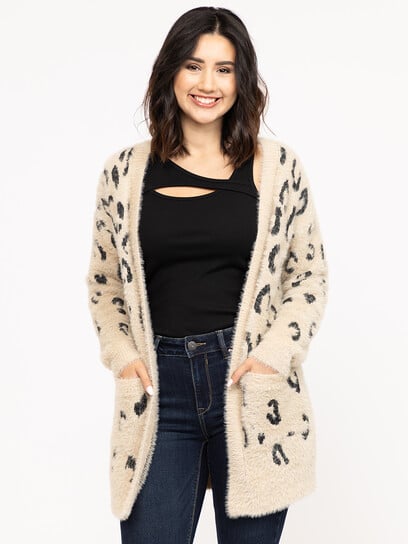 Women's Leopard Cardigan Women's Leopard Cardigan