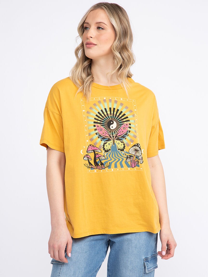 Women's Oversized Graphic Tee Warehouse One