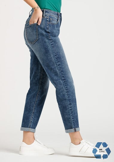 Women's Cuffed Girlfriend Jeans