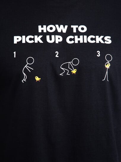 Men's How To Pick Up Chicks Tee Men's How To Pick Up Chicks Tee