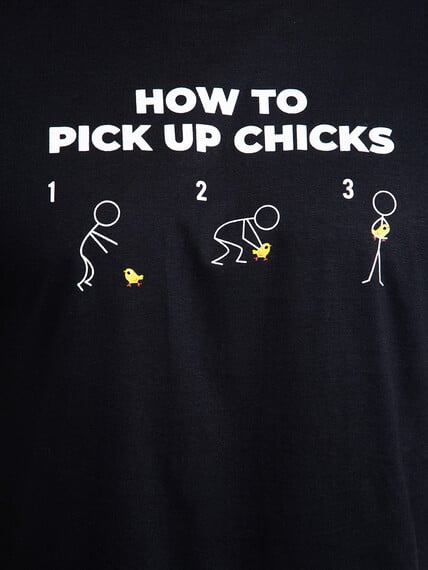 Men's How To Pick Up Chicks Tee Image 3