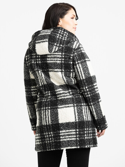 Women's Boucle Plaid Coat Women's Boucle Plaid Coat Image 3