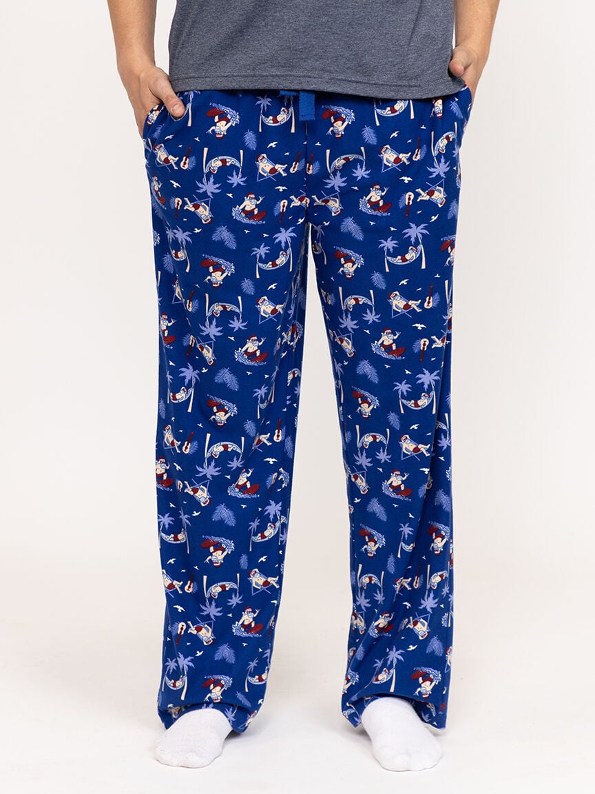 Men's Surfing Santa Pants
