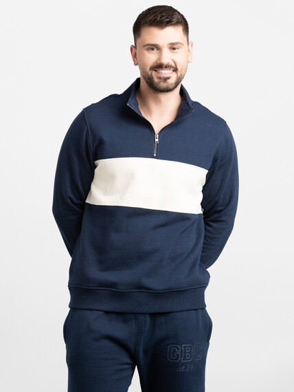 Men's Quarter Zip Sweater Image 2