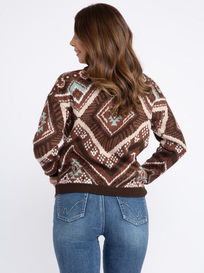 Women's Geometric Sweater