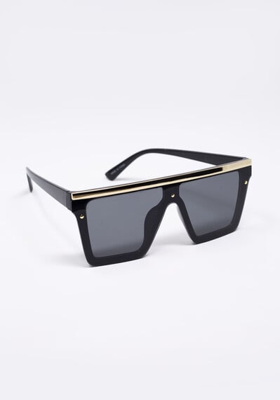 Women's Plastic Shield Sunglasses Women's Plastic Shield Sunglasses Image 4
