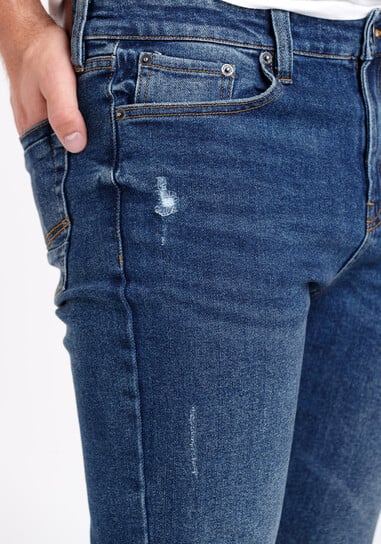 Men's Relaxed Slim Medium Wash Jeans