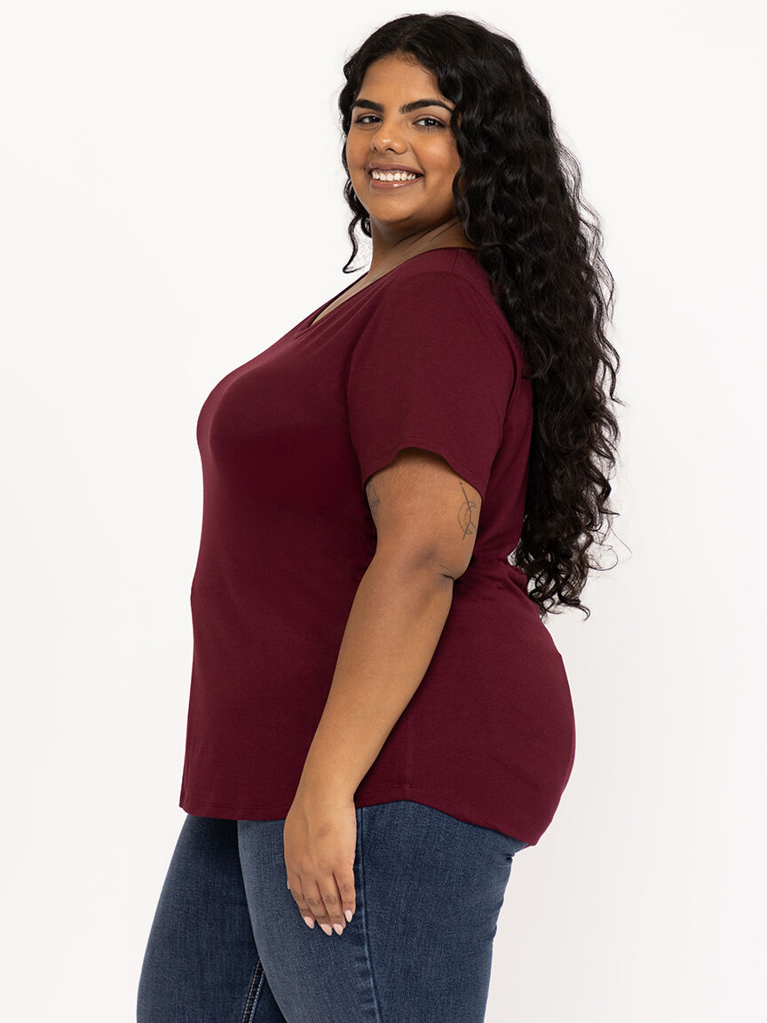 Women's Scoop Neck Drapey Tee