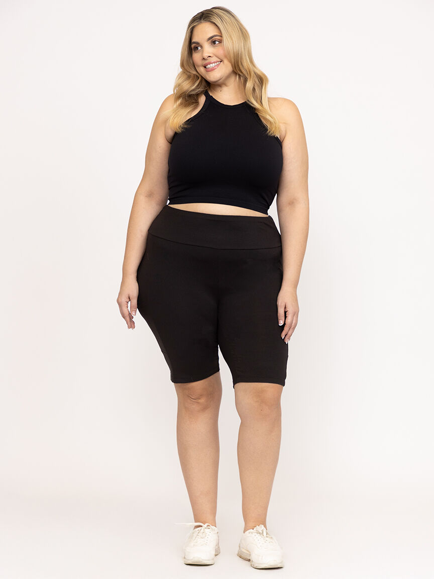 Women's Cell Phone Pocket Bike Short