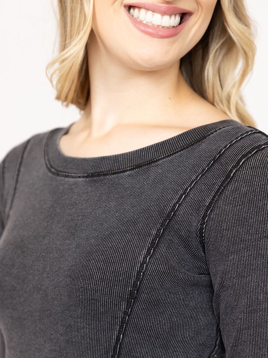 Women's Washed Long Sleeve Tee