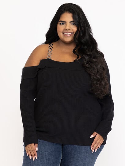 Women's Cold Shoulder Sweater Women's Cold Shoulder Sweater