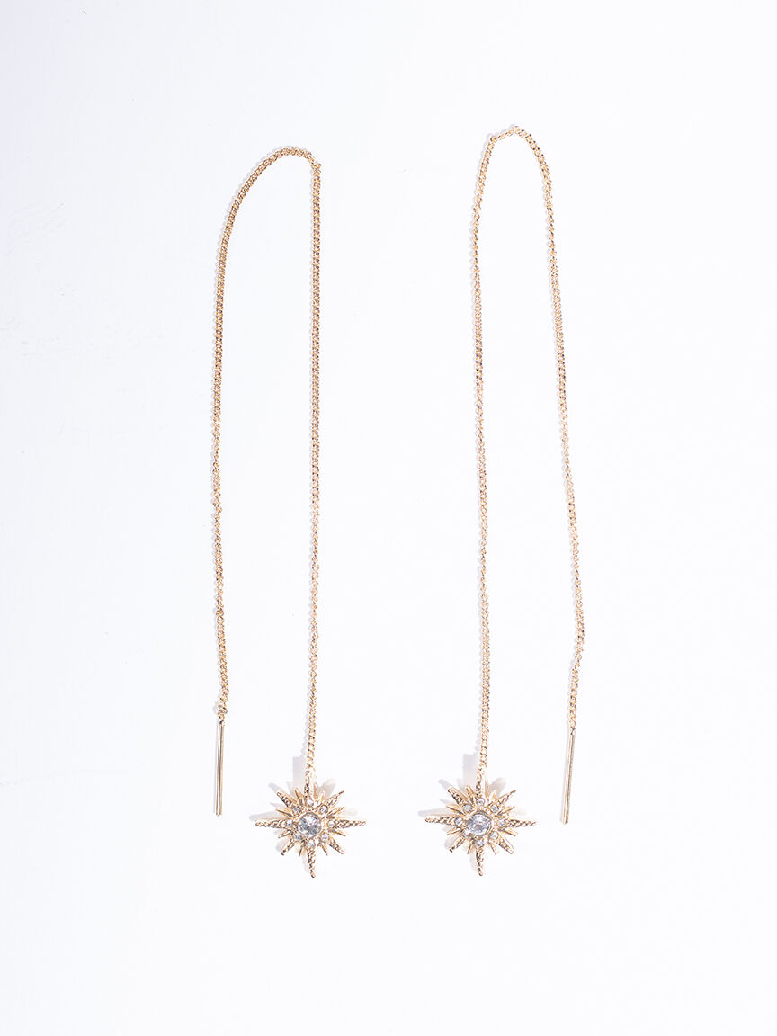 Women's Crystal Starburst Earrings