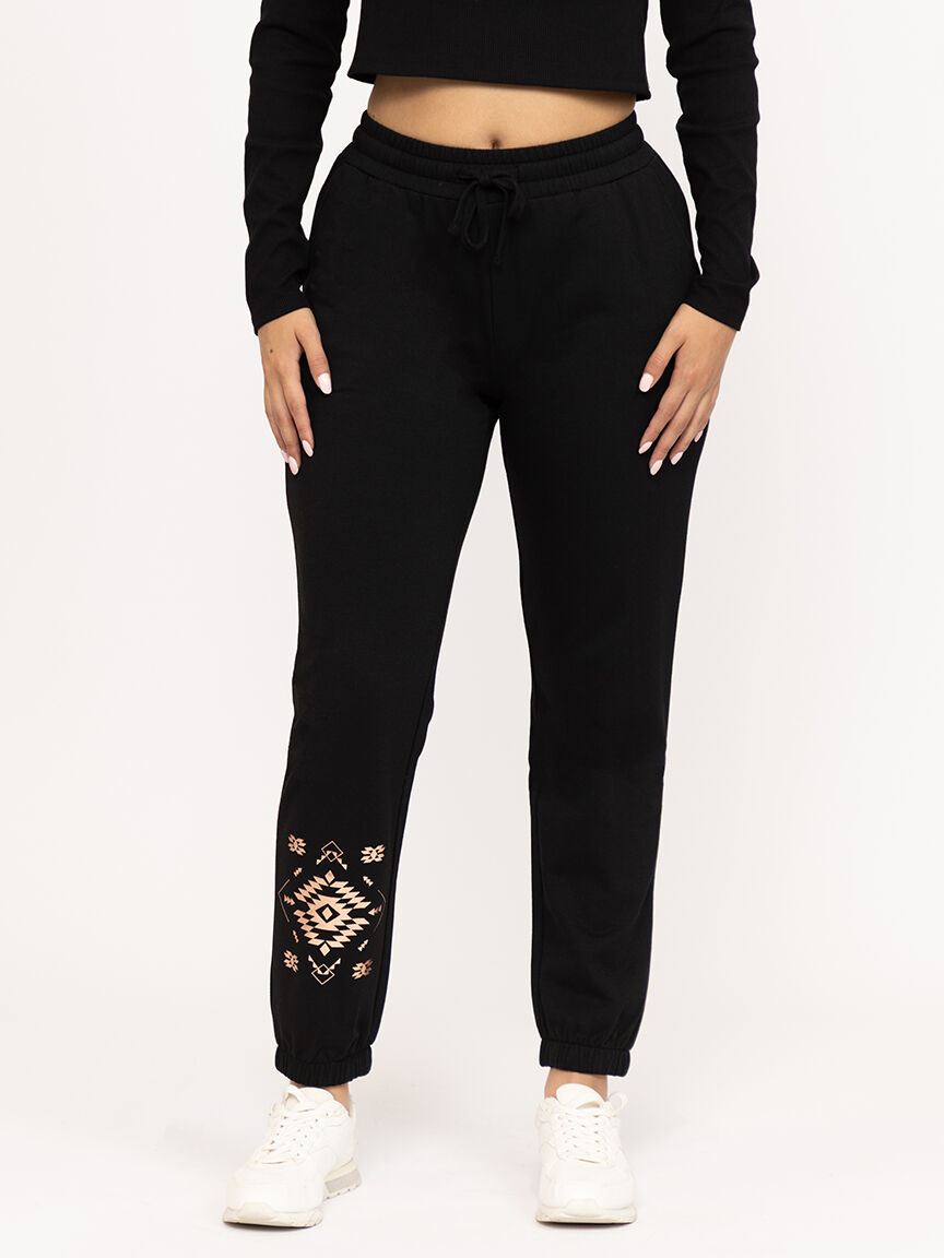 Women's Foil Geo Jogger