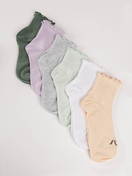 Women's SUGAR Ruffle Socks Image 1