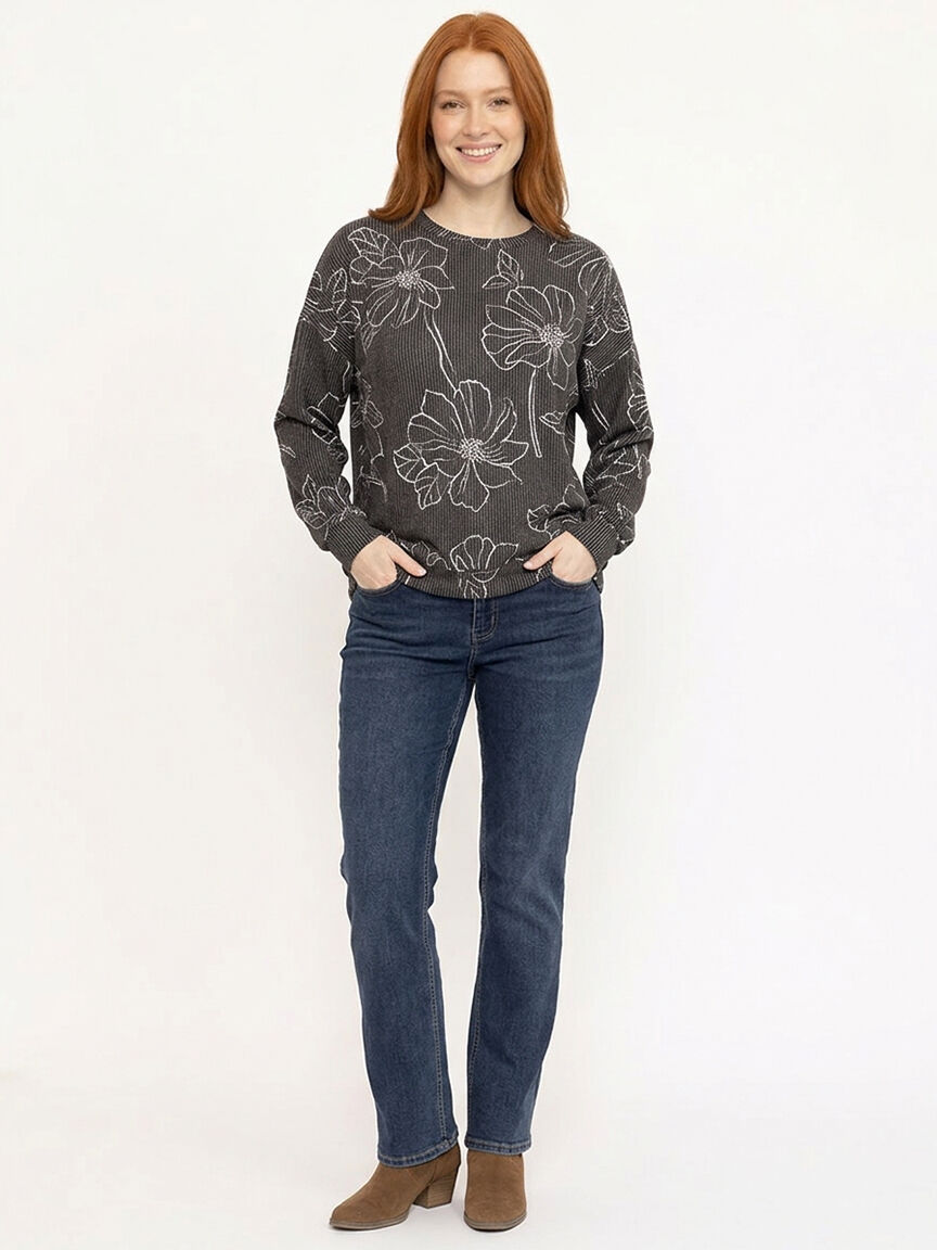 Women's Floral Print Top