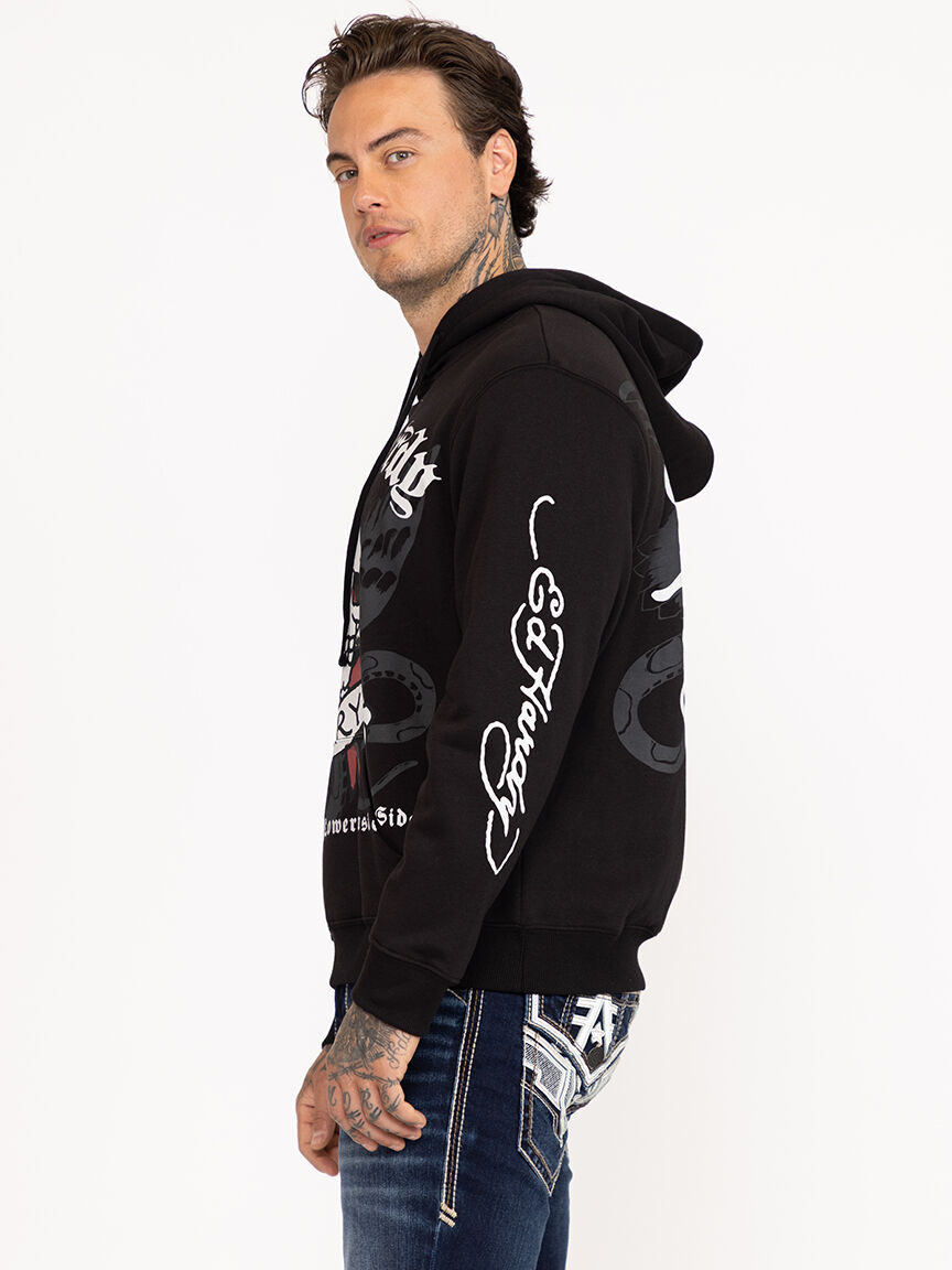 Men's Glory Skull Hoodie