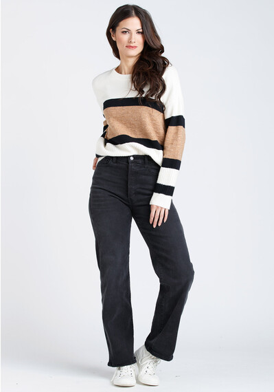 Women's Stripe Sweater Image 4