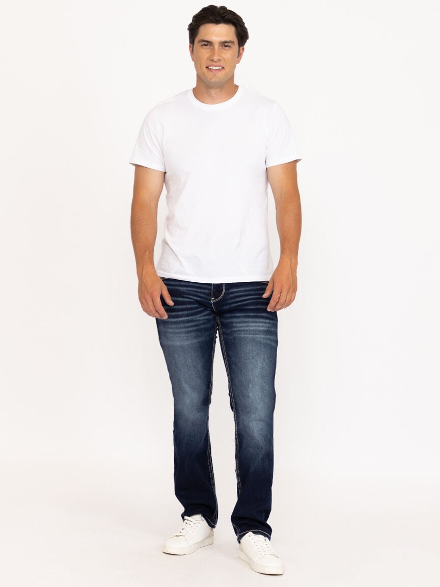 Mens Striker Evan Relaxed Straight Jean