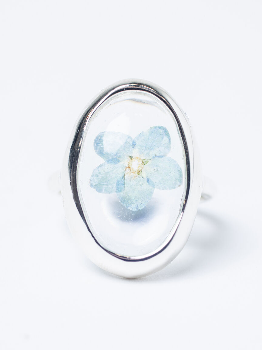 Women's Pressed Flower Ring