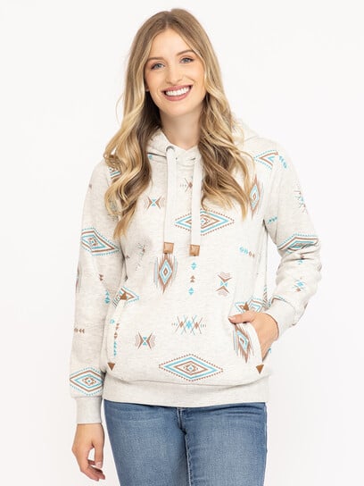 Women's Geo Popover Hoodie Women's Geo Popover Hoodie