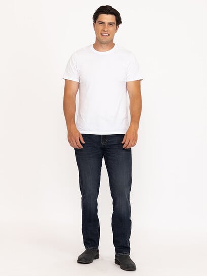 Men's Retro Tilden Slim Straight Jeans Men's Retro Tilden Slim Straight Jeans