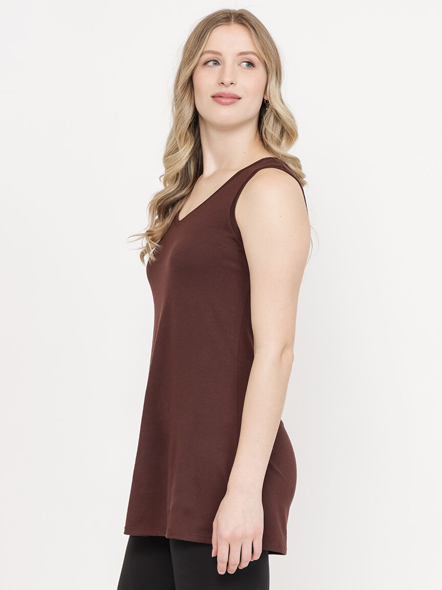 Women's V Neck Legging Tank