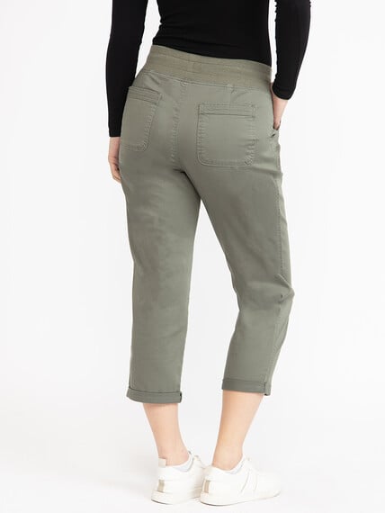 Women's Knit waist Pull-on Cuffed Weekender Pants Women's Knit waist Pull-on Cuffed Weekender Pants Image 4