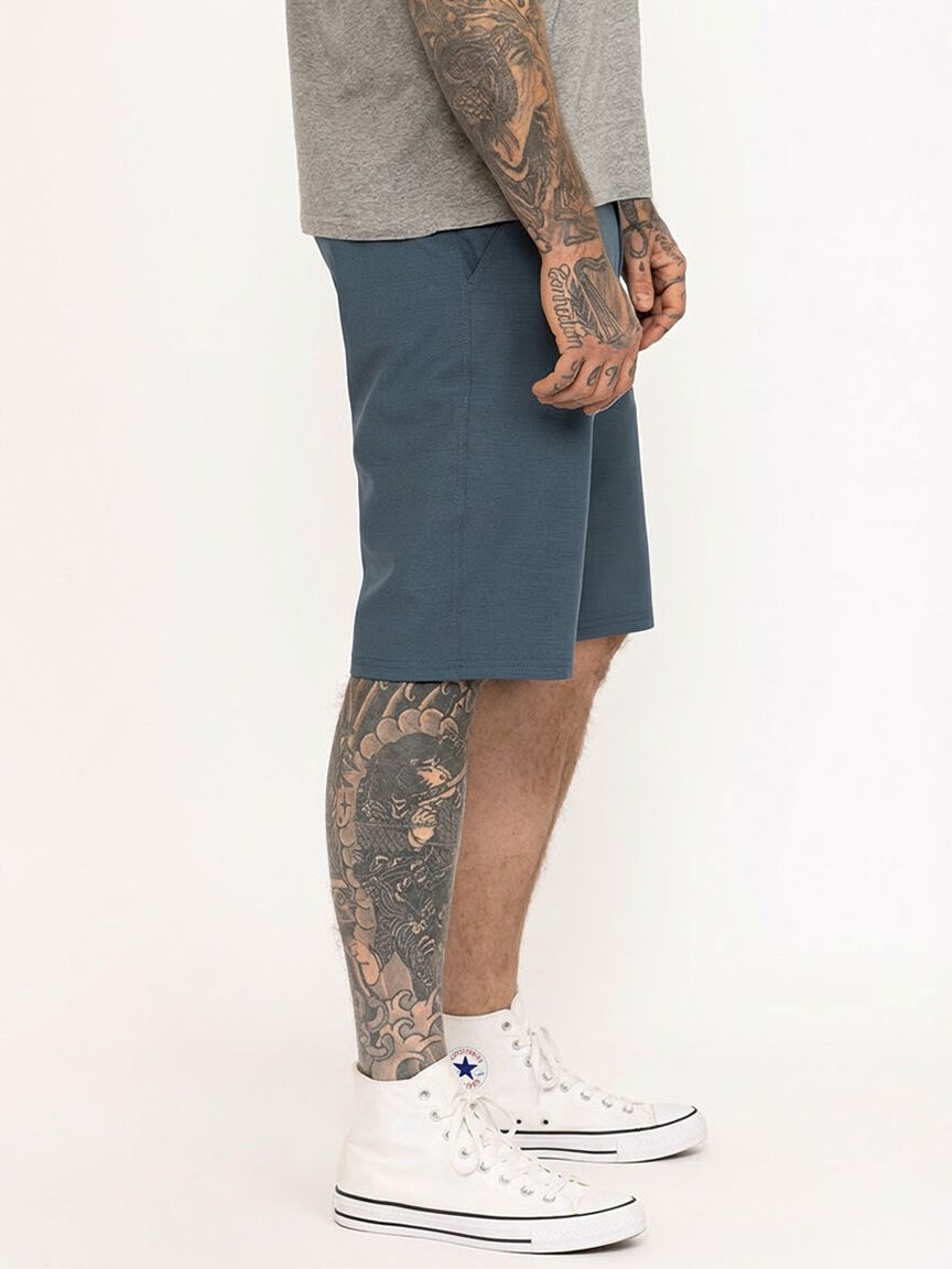 Men's Teal Hybrid Shorts