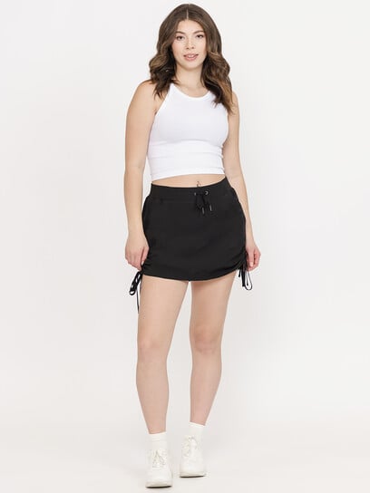 Women's Ruched Hybrid Skort Women's Ruched Hybrid Skort