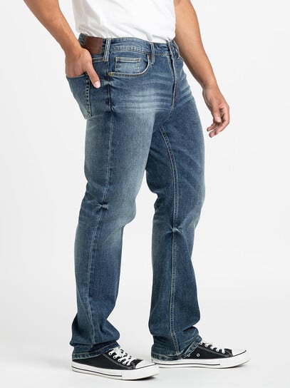 Men's Relaxed Slim Medium Wash Jeans