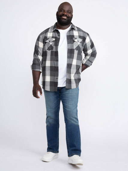 Men's Plaid Flannel Shirt Image 2