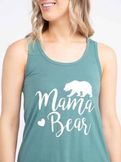 Women's Mama Bear Scoop Neck Tank