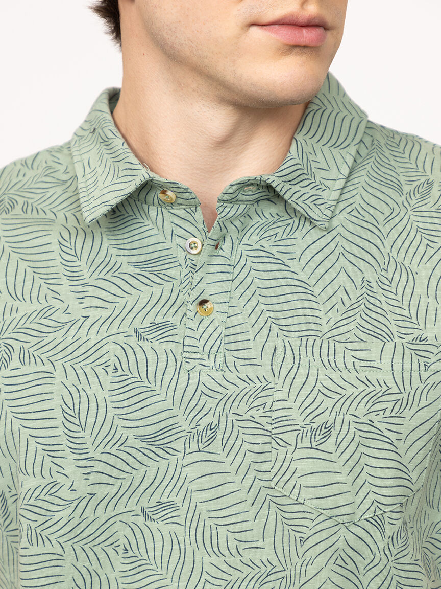 Men's Leaf Polo Shirt