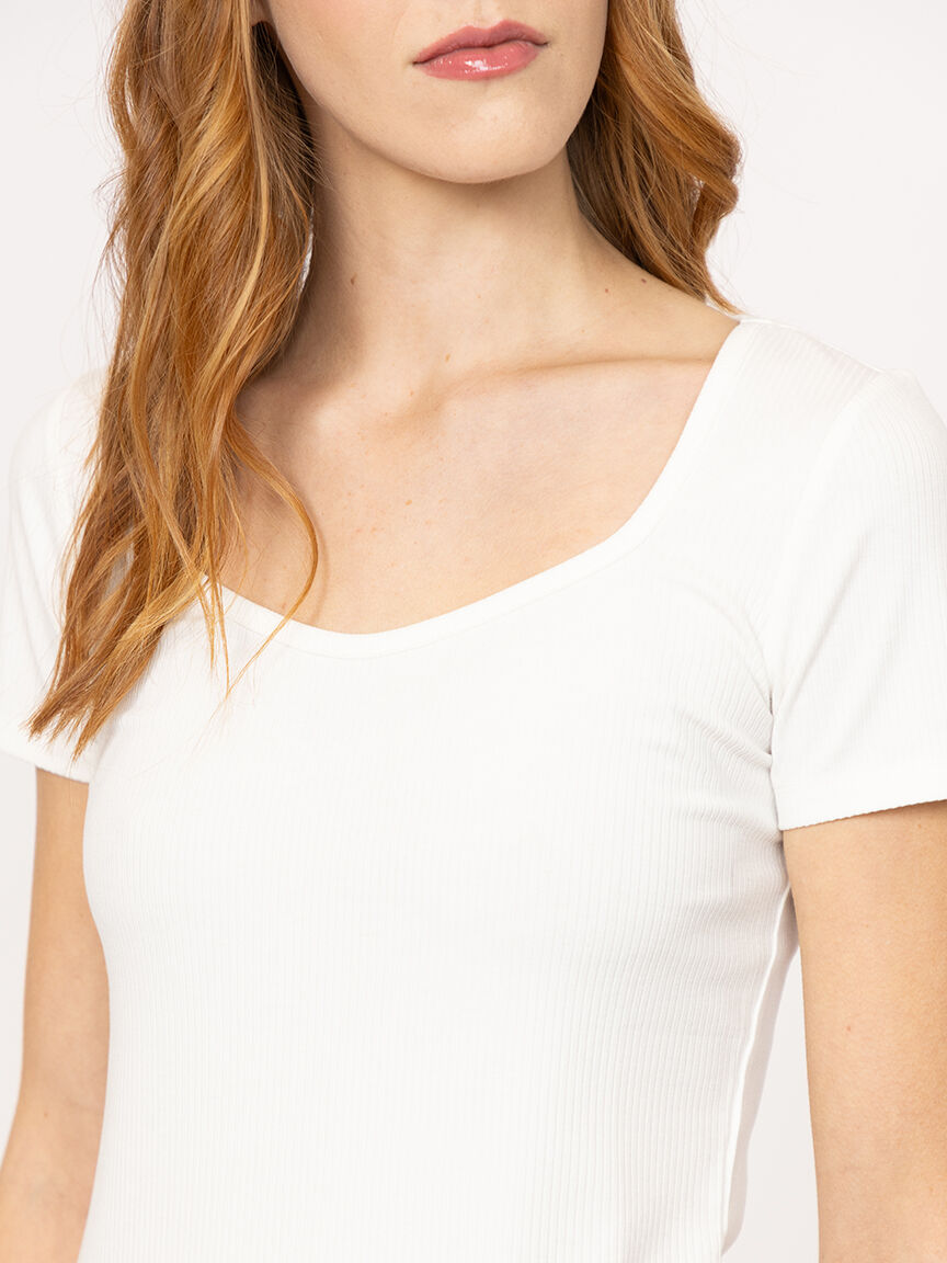 Women's Rib Sweetheart Tee