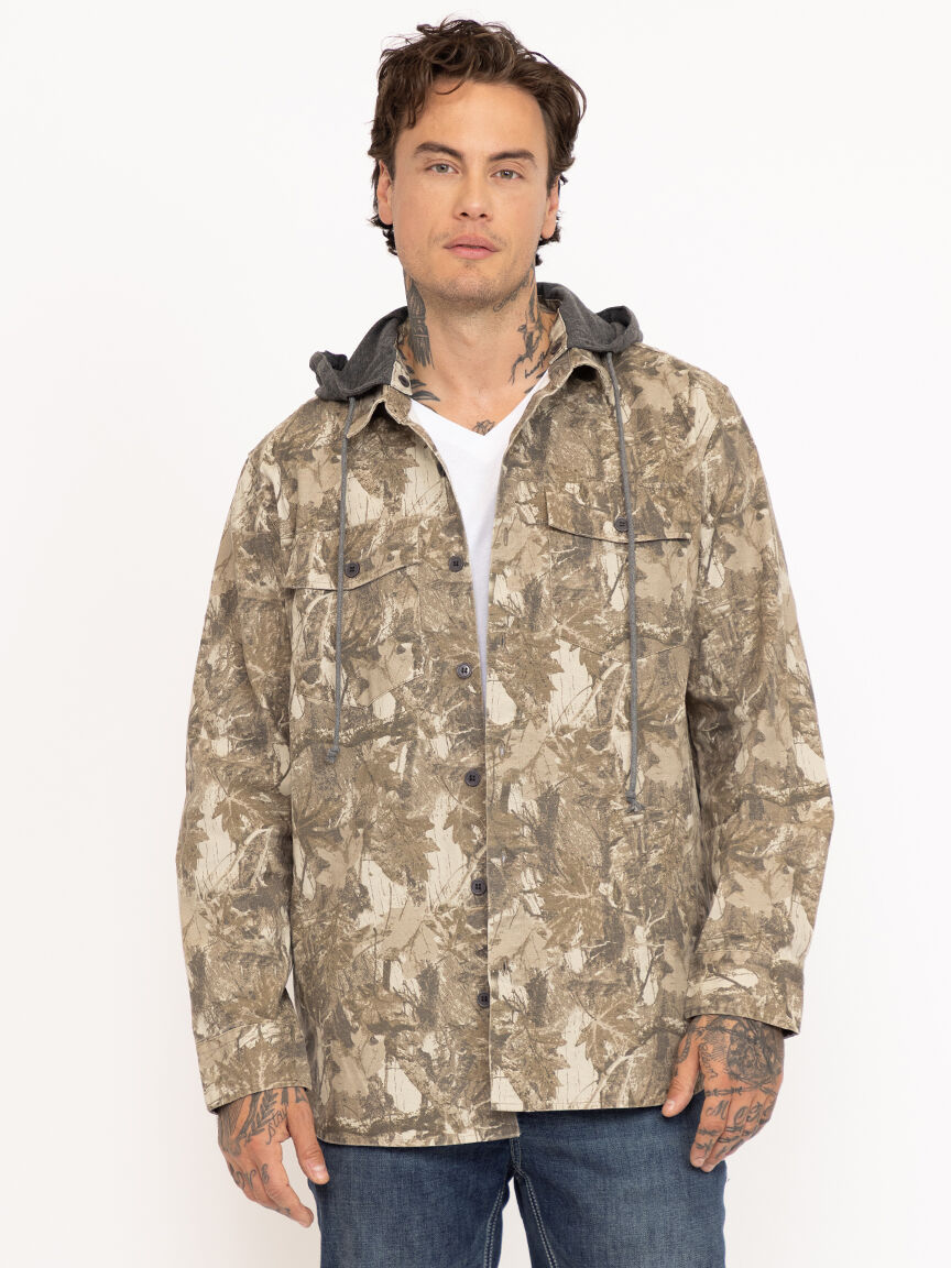 Men's Camo Shacket