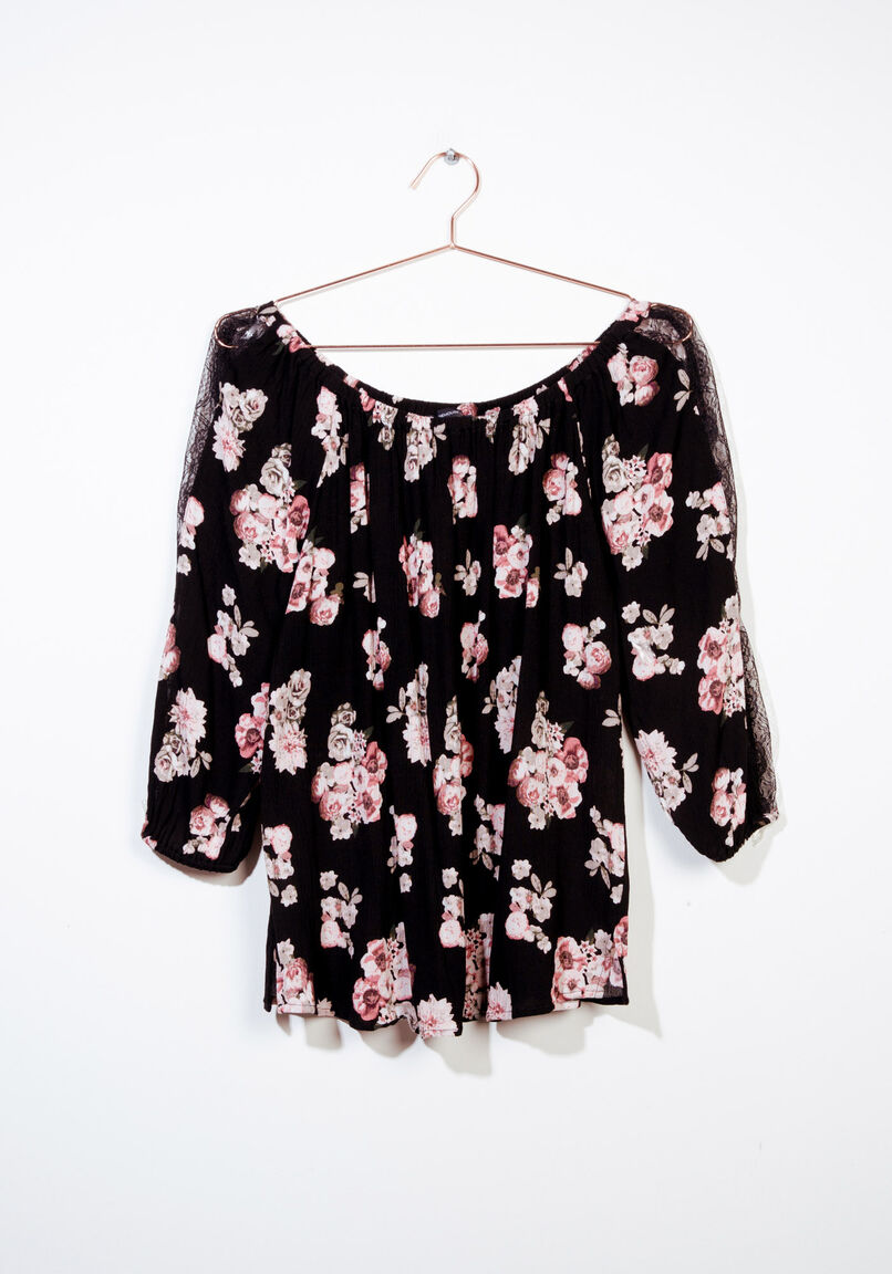 Women's Floral Blouse Warehouse One