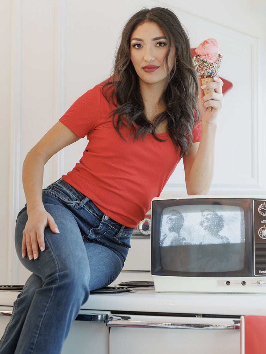 Women's Rib Sweetheart Tee