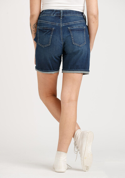 Women's Cuffed Bermuda Jean Short Women's Cuffed Bermuda Jean Short Image 2