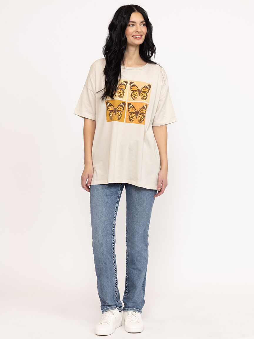 Women's Butterfly Oversized Tee