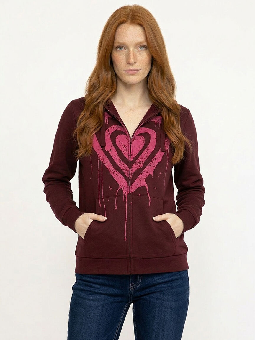 Women's Heart Graphic Hoodie