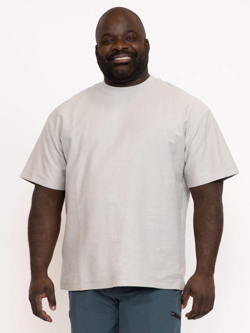 Men's Textured Boxy Tee