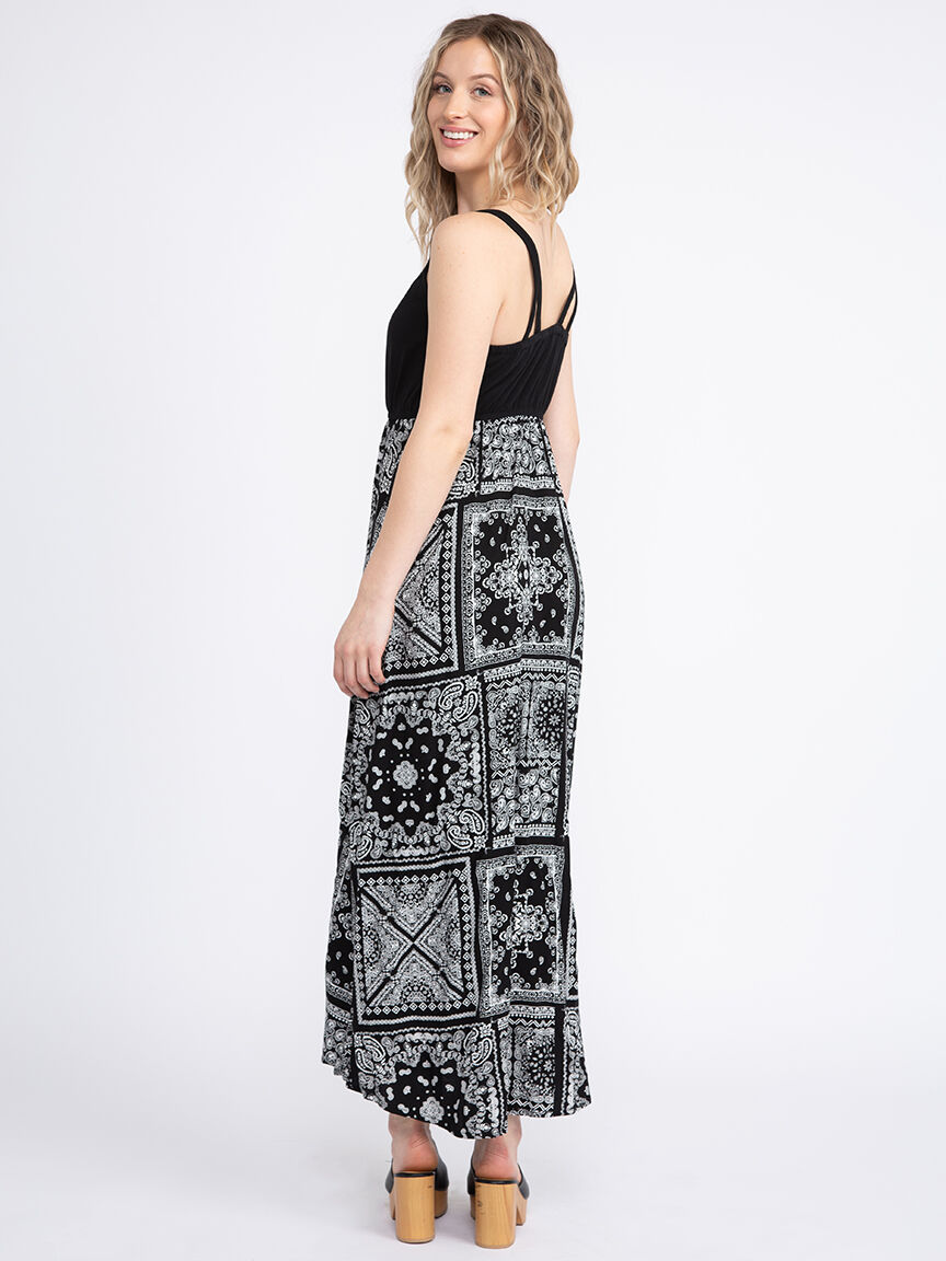 Women's Colour Block Maxi Dress Warehouse One Women's Colour Block Maxi Dress Warehouse One