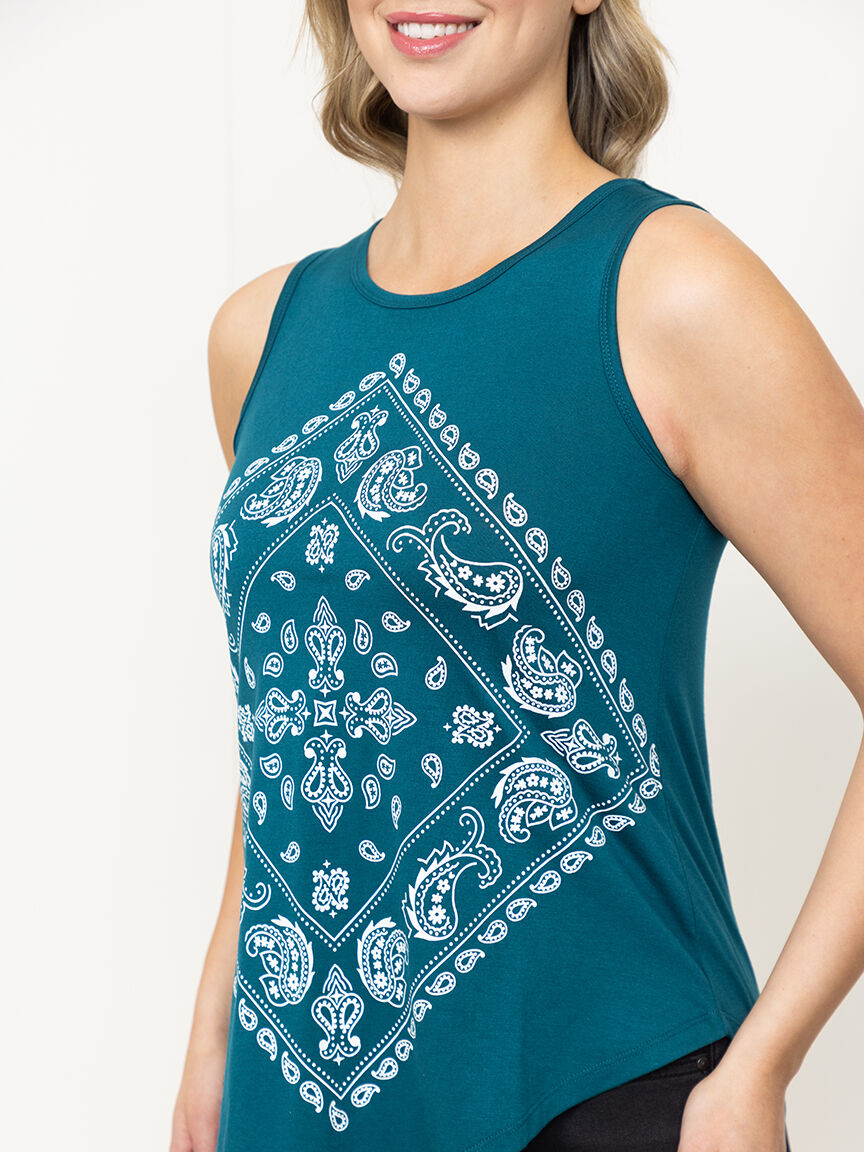 Women's Bandana Tank