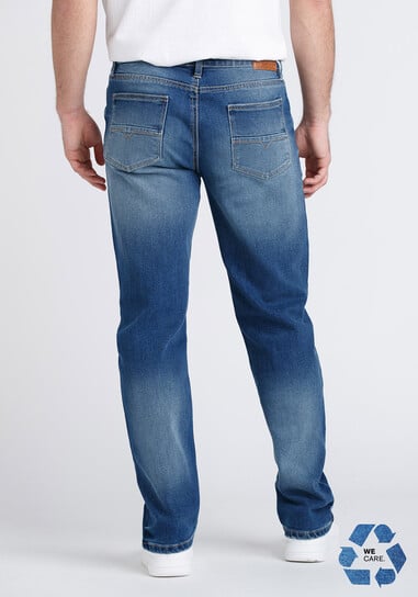 Men's Medium Blue Slim Straight Jeans